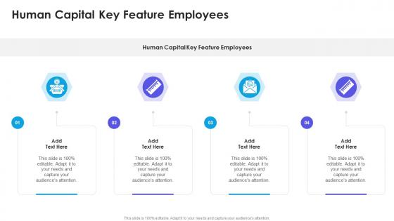 Human Capital Key Feature Employees In Powerpoint And Google Slides Cpb