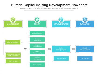 Human capital training development flowchart