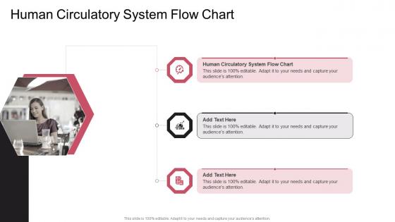 Human Circulatory System Flow Chart In Powerpoint And Google Slides Cpb