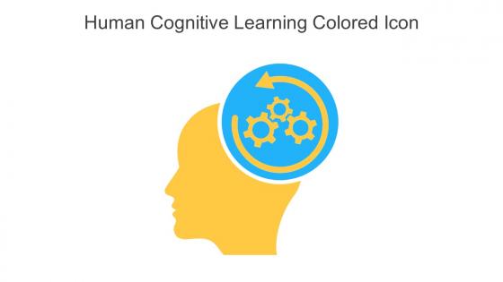 Human Cognitive Learning Colored Icon In Powerpoint Pptx Png And Editable Eps Format