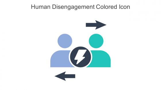 Human Disengagement Colored Icon In Powerpoint Pptx Png And Editable Eps Format