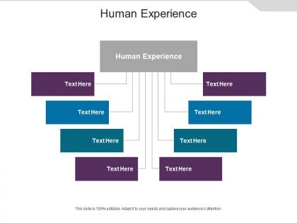 Human experience ppt powerpoint presentation gallery aids cpb