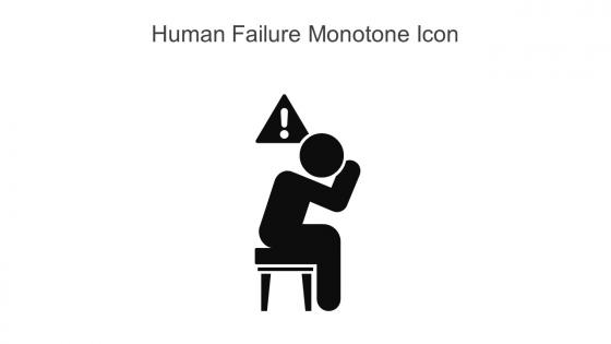 Human Failure Monotone Icon In Powerpoint Pptx Png And Editable Eps Format