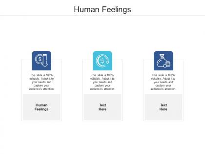 Human feelings ppt powerpoint presentation background image cpb