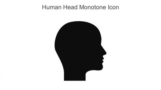 Human Head Monotone Icon In Powerpoint Pptx Png And Editable Eps Format
