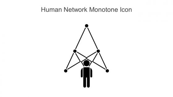 Human Network Monotone Icon In Powerpoint Pptx Png And Editable Eps Format