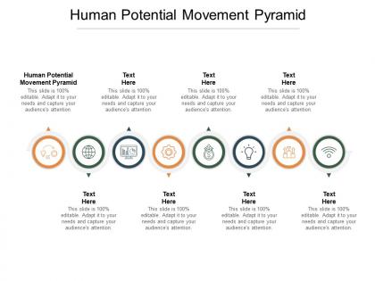 Human potential movement pyramid ppt powerpoint presentation gallery example file cpb