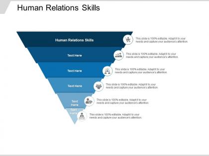Human relations skills ppt powerpoint presentation infographic template template cpb
