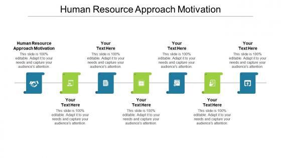 Human resource approach motivation ppt powerpoint presentation icon gallery cpb