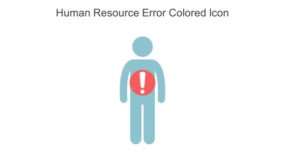 Human Resource Error Colored Icon In Powerpoint Pptx Png And Editable Eps Format