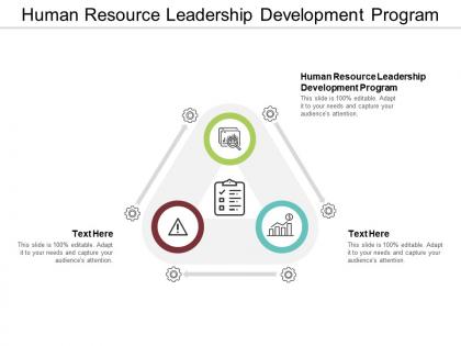 Human resource leadership development program ppt powerpoint presentation portfolio portrait cpb