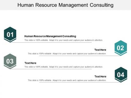Human resource management consulting ppt powerpoint presentation outline show cpb