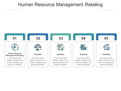 Human resource management retailing ppt powerpoint presentation icon format cpb