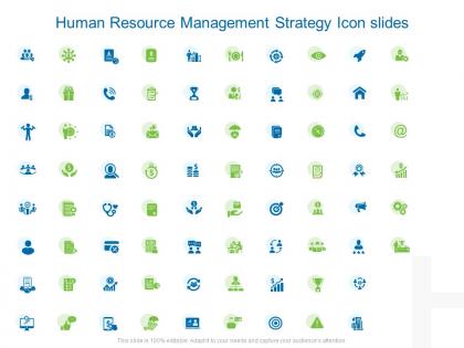 Human resource management strategy icon slides growth l904 ppt icon