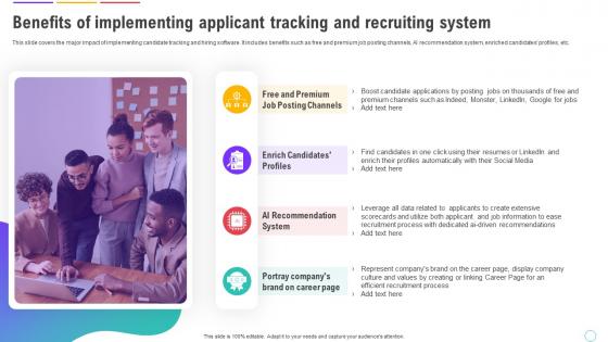 Human Resource Management System Benefits Of Implementing Applicant Tracking And Recruiting