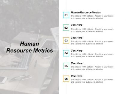 Human resource metrics ppt powerpoint presentation model elements cpb