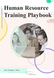 Human Resource Training Playbook Report Sample Example Document