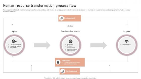 Human Resource Transformation Process Flow