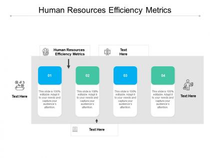 Human resources efficiency metrics ppt powerpoint presentation icon guidelines cpb