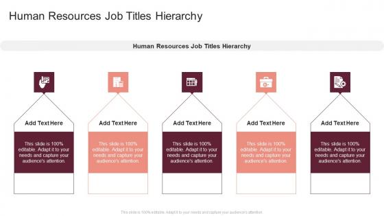 Human Resources Job Titles Hierarchy In Powerpoint And Google Slides Cpb