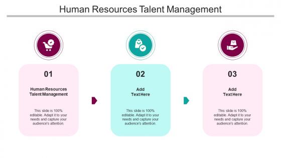 Human Resources Talent Management Ppt Powerpoint Presentation Icon Grid Cpb