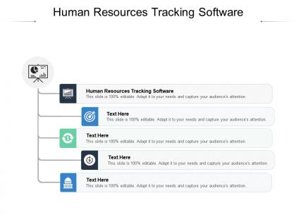 Human resources tracking software ppt powerpoint presentation portfolio vector cpb