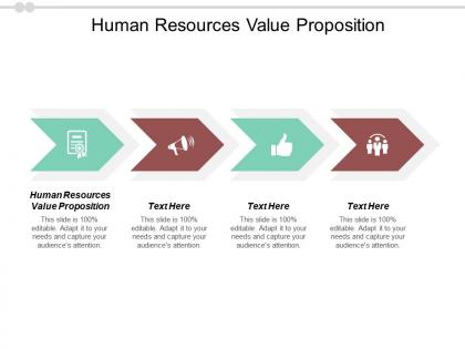 Human resources value proposition ppt powerpoint presentation icon design templates cpb