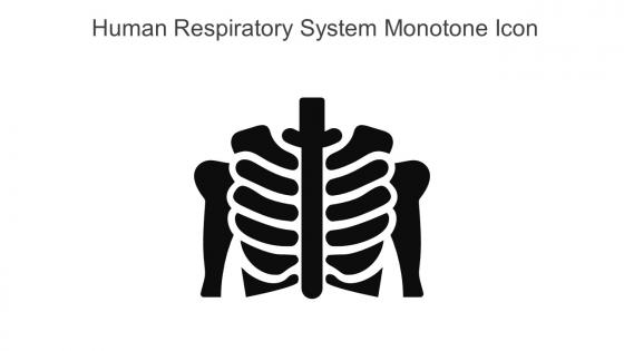 Human Respiratory System Monotone Icon In Powerpoint Pptx Png And Editable Eps Format