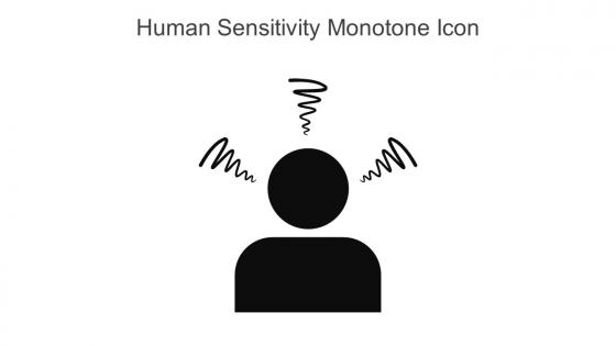 Human Sensitivity Monotone Icon In Powerpoint Pptx Png And Editable Eps Format