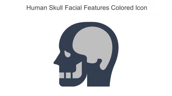 Human Skull Facial Features Colored Icon In Powerpoint Pptx Png And Editable Eps Format