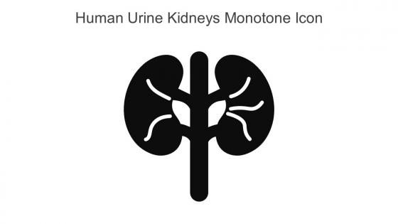 Human Urine Kidneys Monotone Icon In Powerpoint Pptx Png And Editable Eps Format