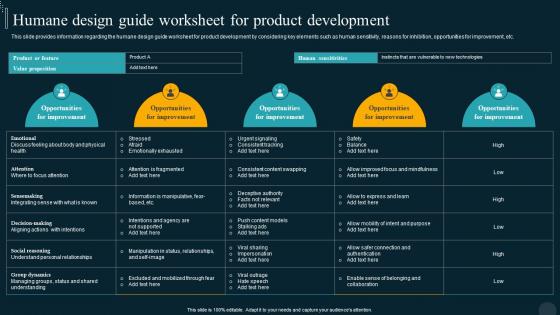 Humane Design Guide Utilizing Technology Responsible By Product Developer Playbook