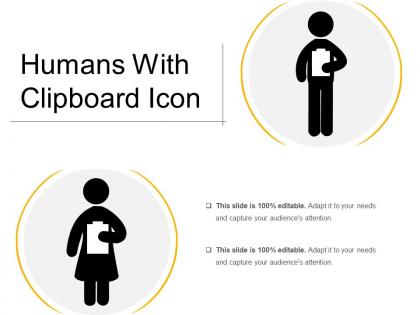 Humans with clipboard icon