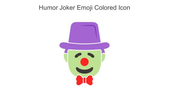 Humor Joker Emoji Colored Icon In Powerpoint Pptx Png And Editable Eps Format