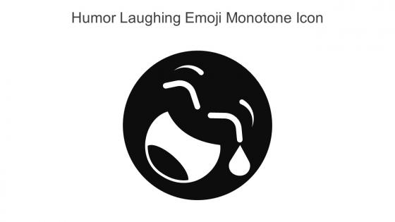 Humor Laughing Emoji Monotone Icon In Powerpoint Pptx Png And Editable Eps Format