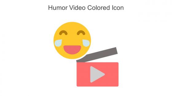 Humor Video Colored Icon In Powerpoint Pptx Png And Editable Eps Format