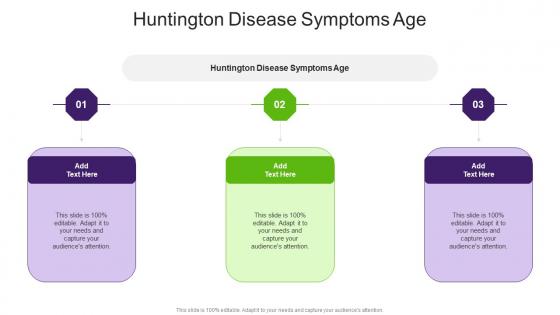 Huntington Disease Symptoms Age In Powerpoint And Google Slides Cpb