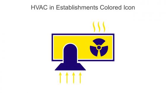 HVAC In Establishments Colored Icon In Powerpoint Pptx Png And Editable Eps Format