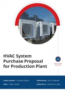 Hvac system purchase for production plant proposal example document report doc pdf ppt