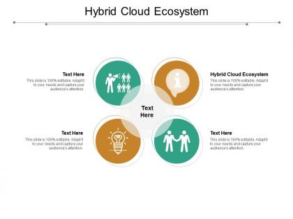 Hybrid cloud ecosystem ppt powerpoint presentation professional introduction cpb