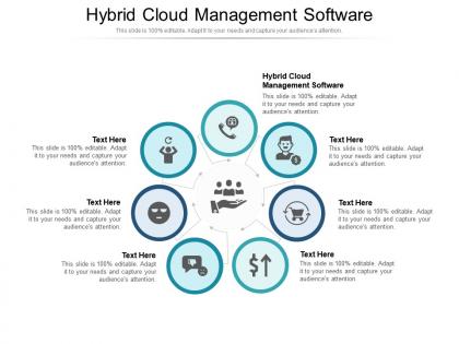 Hybrid cloud management software ppt powerpoint presentation model pictures cpb