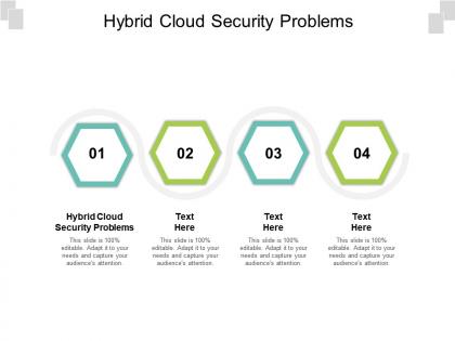 Hybrid cloud security problems ppt powerpoint presentation pictures graphics design cpb