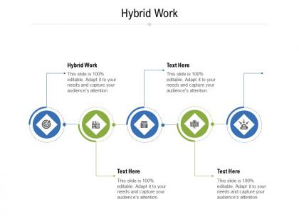 Hybrid work ppt powerpoint presentation portfolio design ideas cpb
