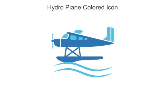 Hydro Plane Colored Icon In Powerpoint Pptx Png And Editable Eps Format