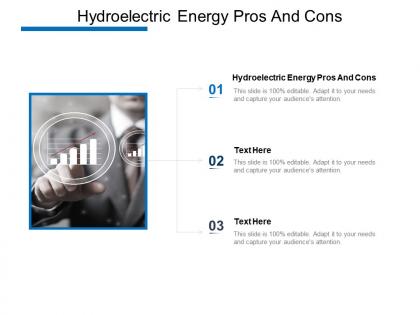 Hydroelectric energy pros and cons ppt powerpoint presentation icon example file cpb