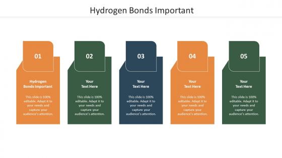 Hydrogen Bonds Important Ppt Powerpoint Presentation Pictures Vector Cpb