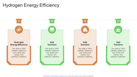 Hydrogen Energy Efficiency In Powerpoint And Google Slides Cpb