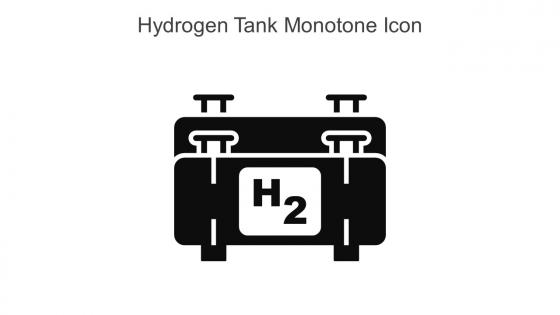 Hydrogen Tank Monotone Icon In Powerpoint Pptx Png And Editable Eps Format