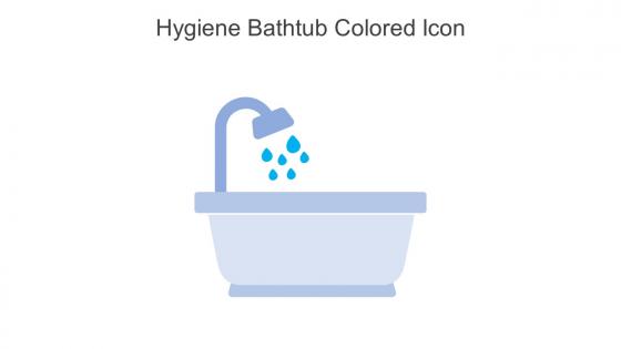 Hygiene Bathtub Colored Icon In Powerpoint Pptx Png And Editable Eps Format