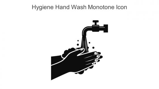 Hygiene Hand Wash Monotone Icon In Powerpoint Pptx Png And Editable Eps Format